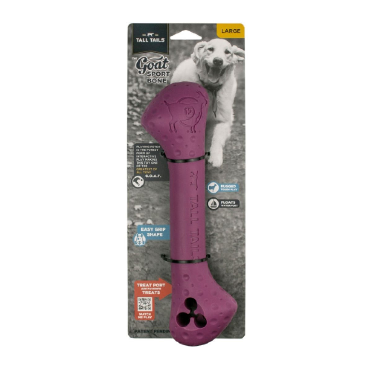 Goat Rubber Sports Bone 12 inch