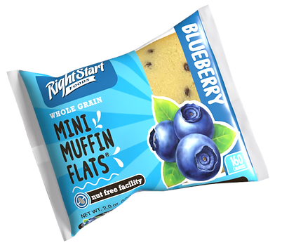 Blueberry Muffin Flat Render transparent
