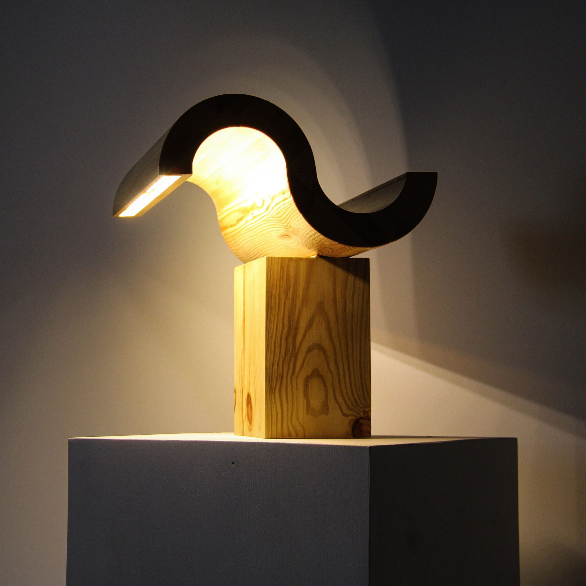 S Şekilli Masa Lambası