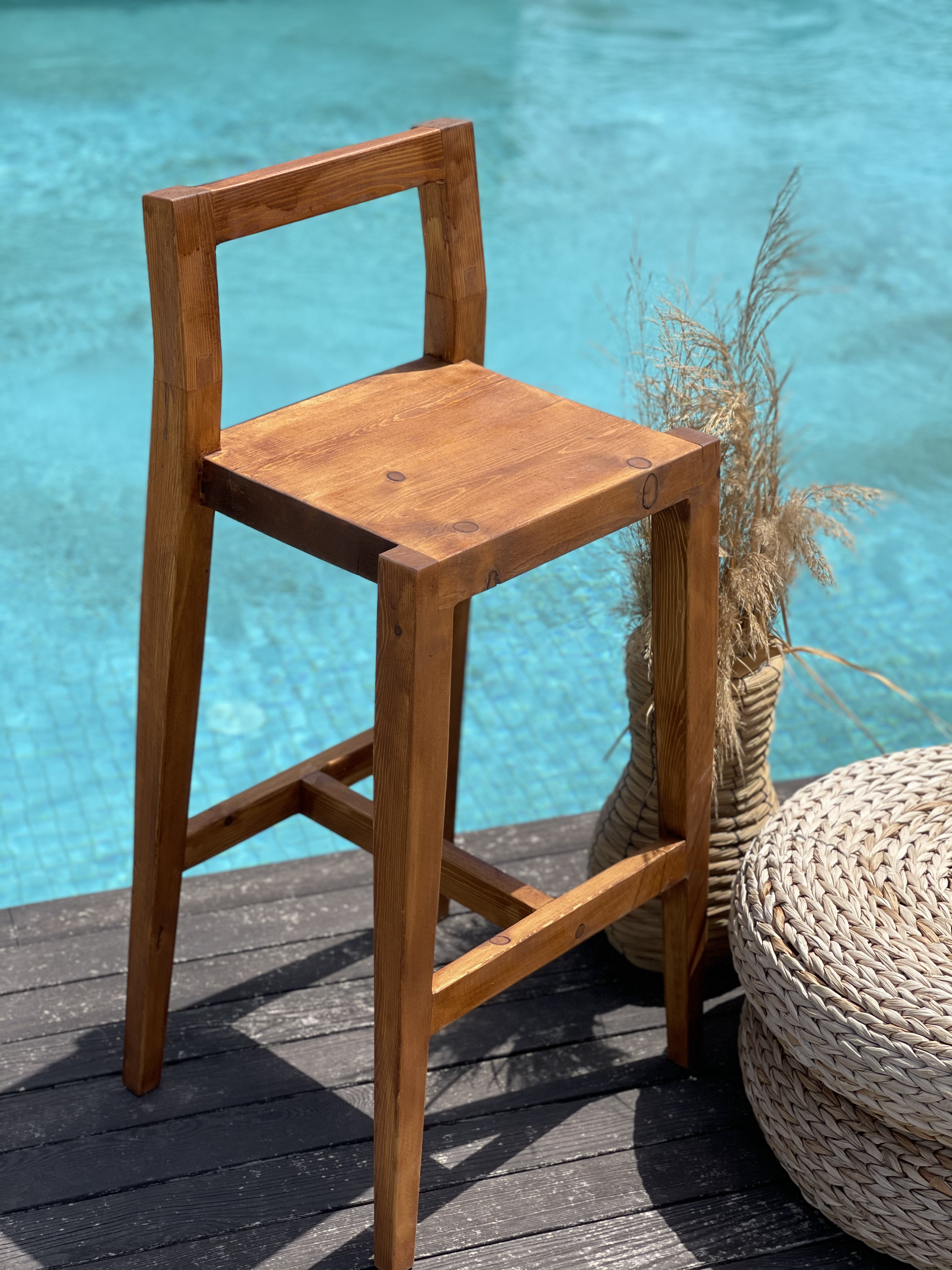 Tik Görünümlü Bar Sandalyesi