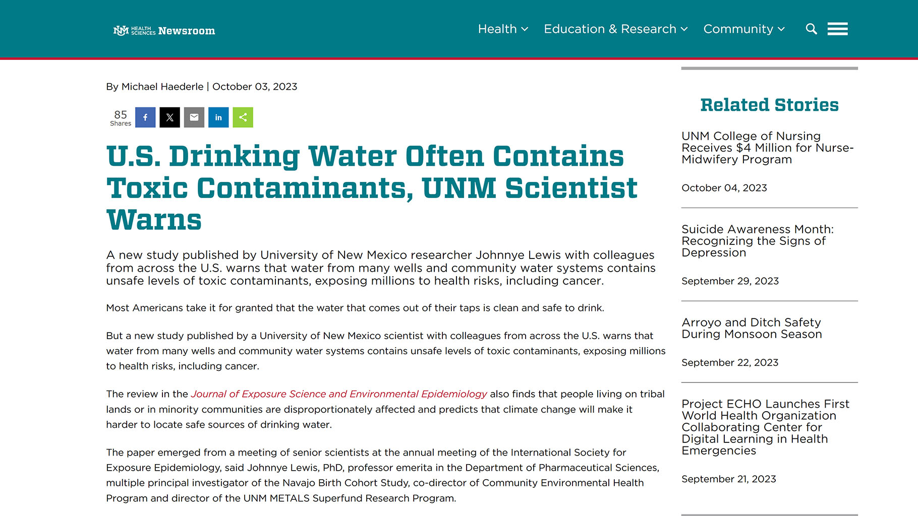 AquaPure Reverse Osmosis system treating PFAS in water