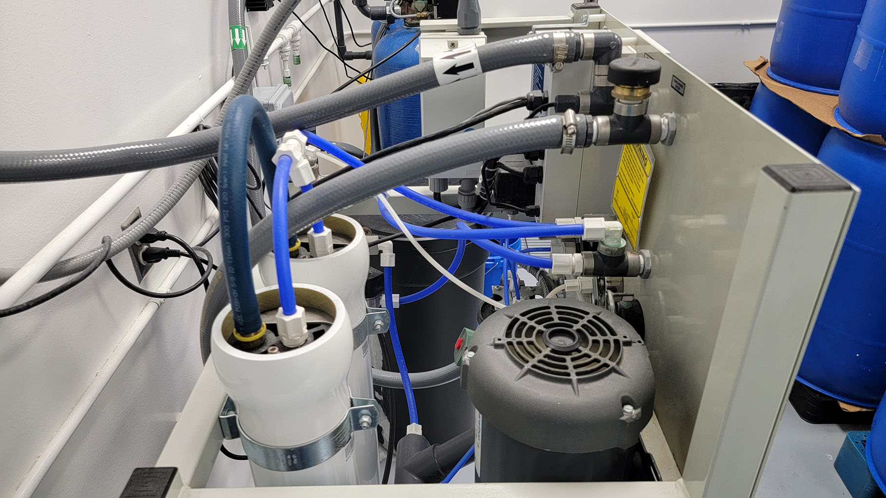 Aqua-Wise RO system in operation in a commercial facility