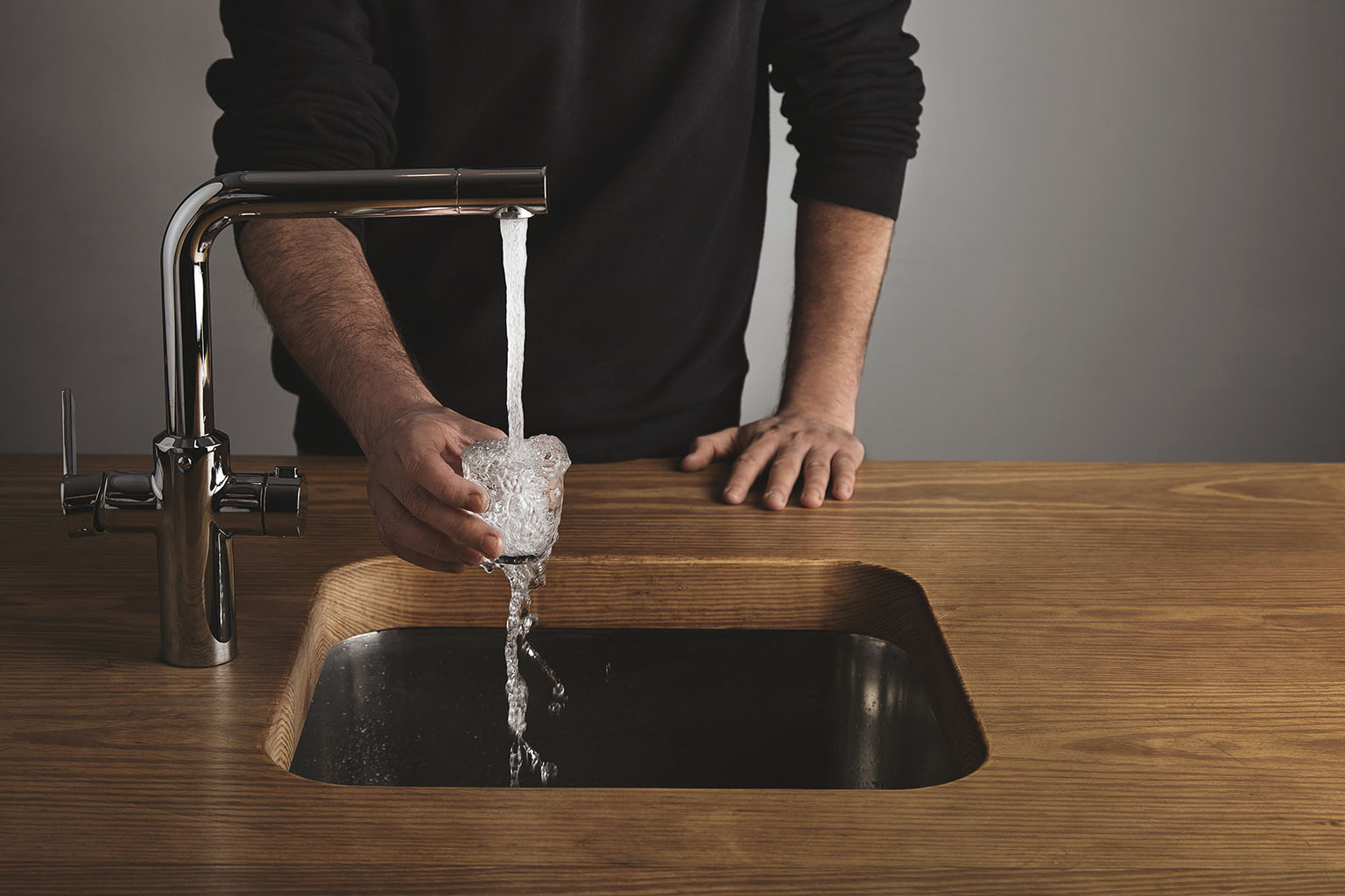 Residential Reverse Osmosis system treating algae and fungi in Sarasota water