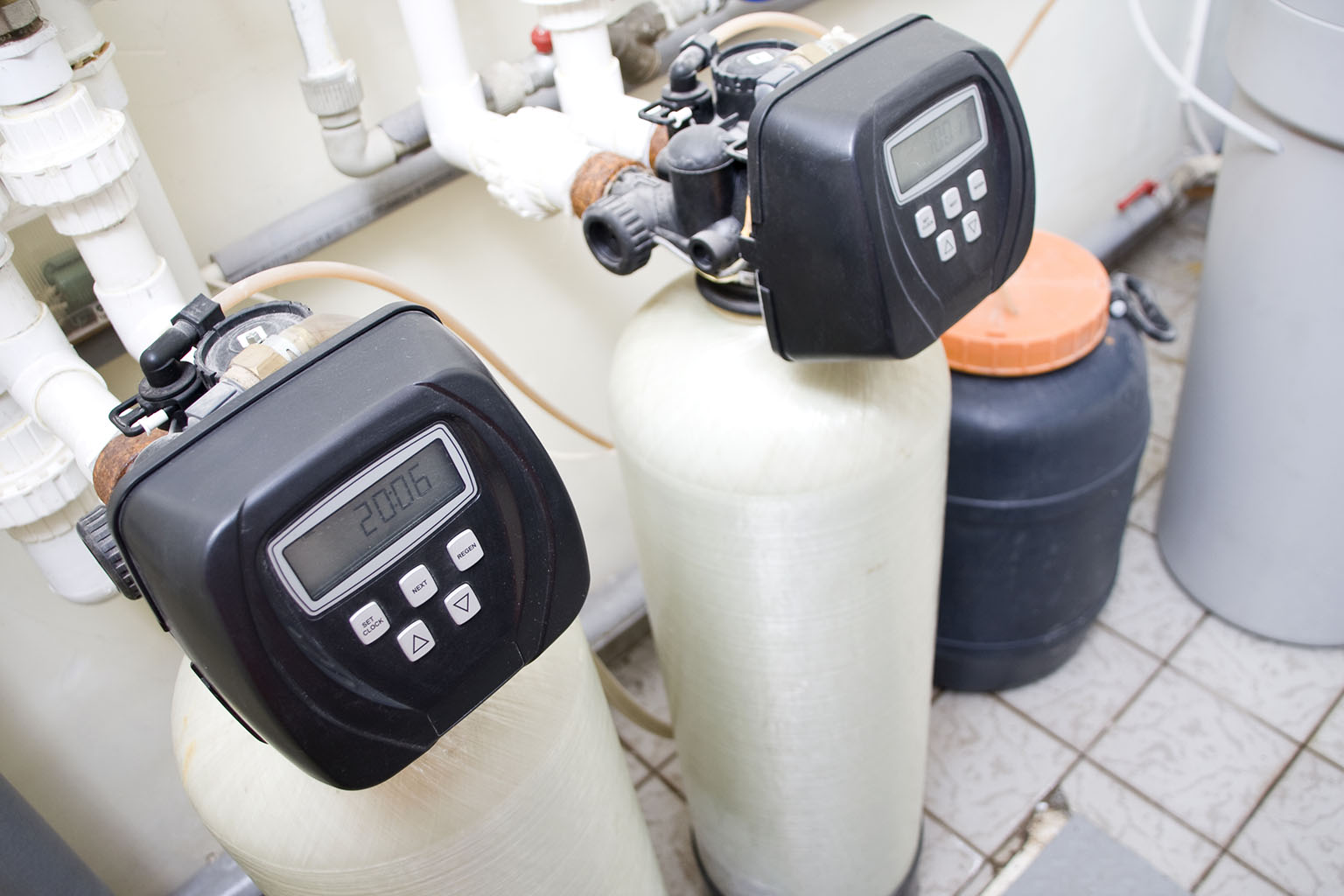 Commercial water treatment system installation in Sarasota by Aqua-Wise