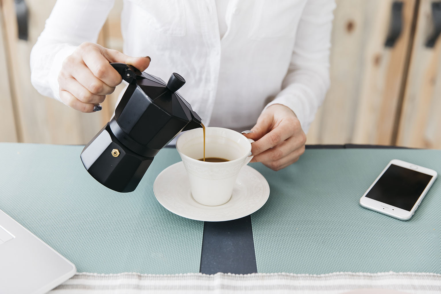 AquaPure Reverse Osmosis system enhancing coffee water quality
