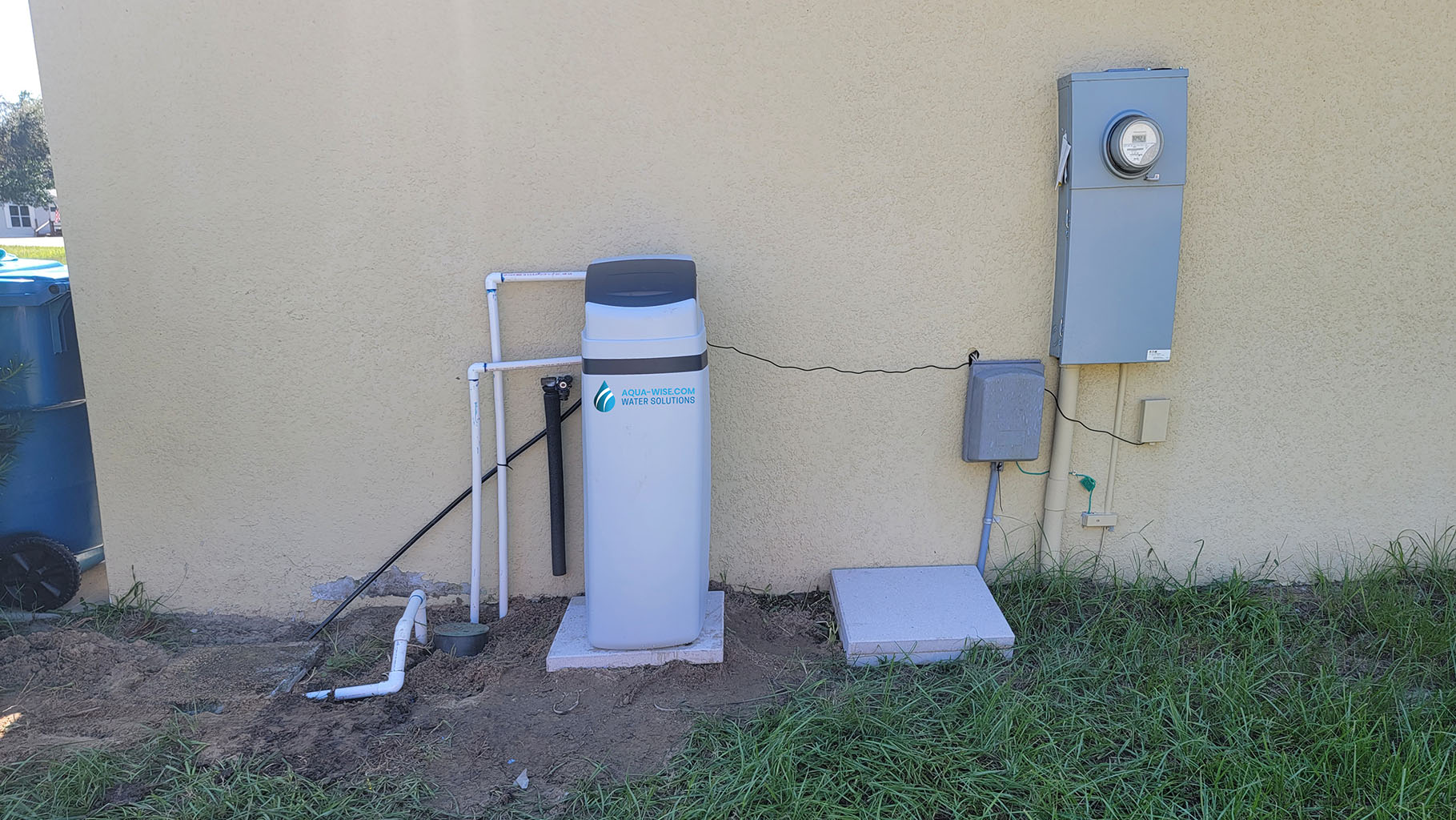 Image showing modern water softener system in Sarasota home