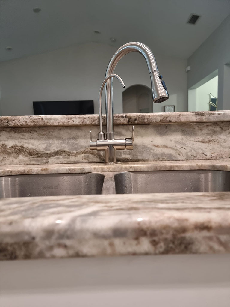 AquaPure Reverse Osmosis system installed in a modern home