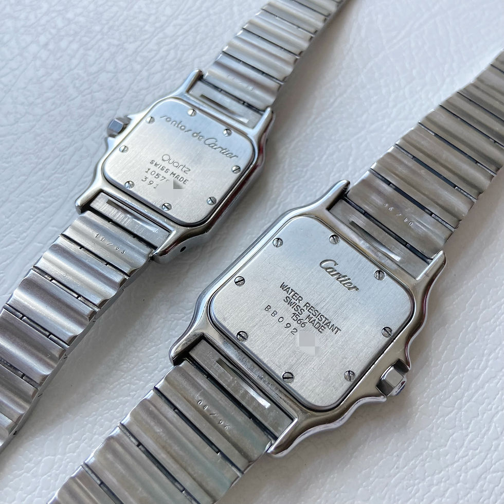 Thumbnail: Cartier Santos Galbee Ghost Quartz 1566/1567