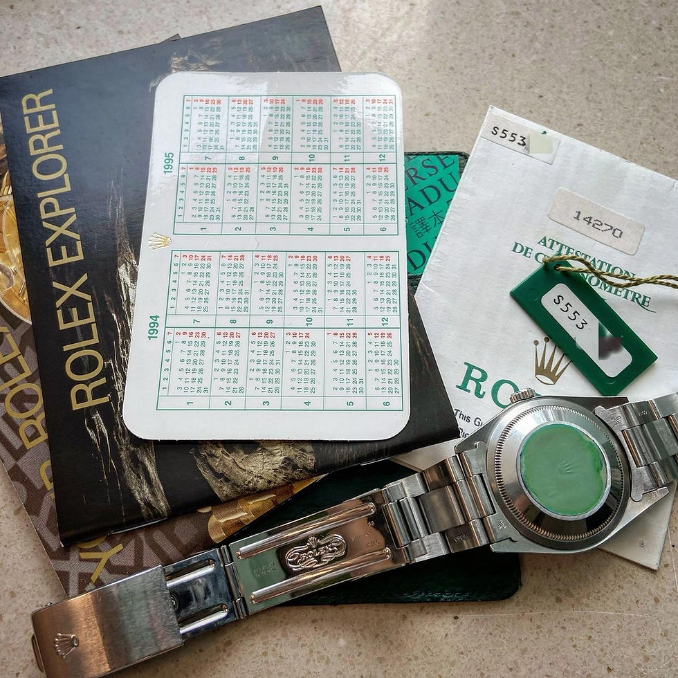 Thumbnail: 1994’Rolex Explorer 1 Fullset