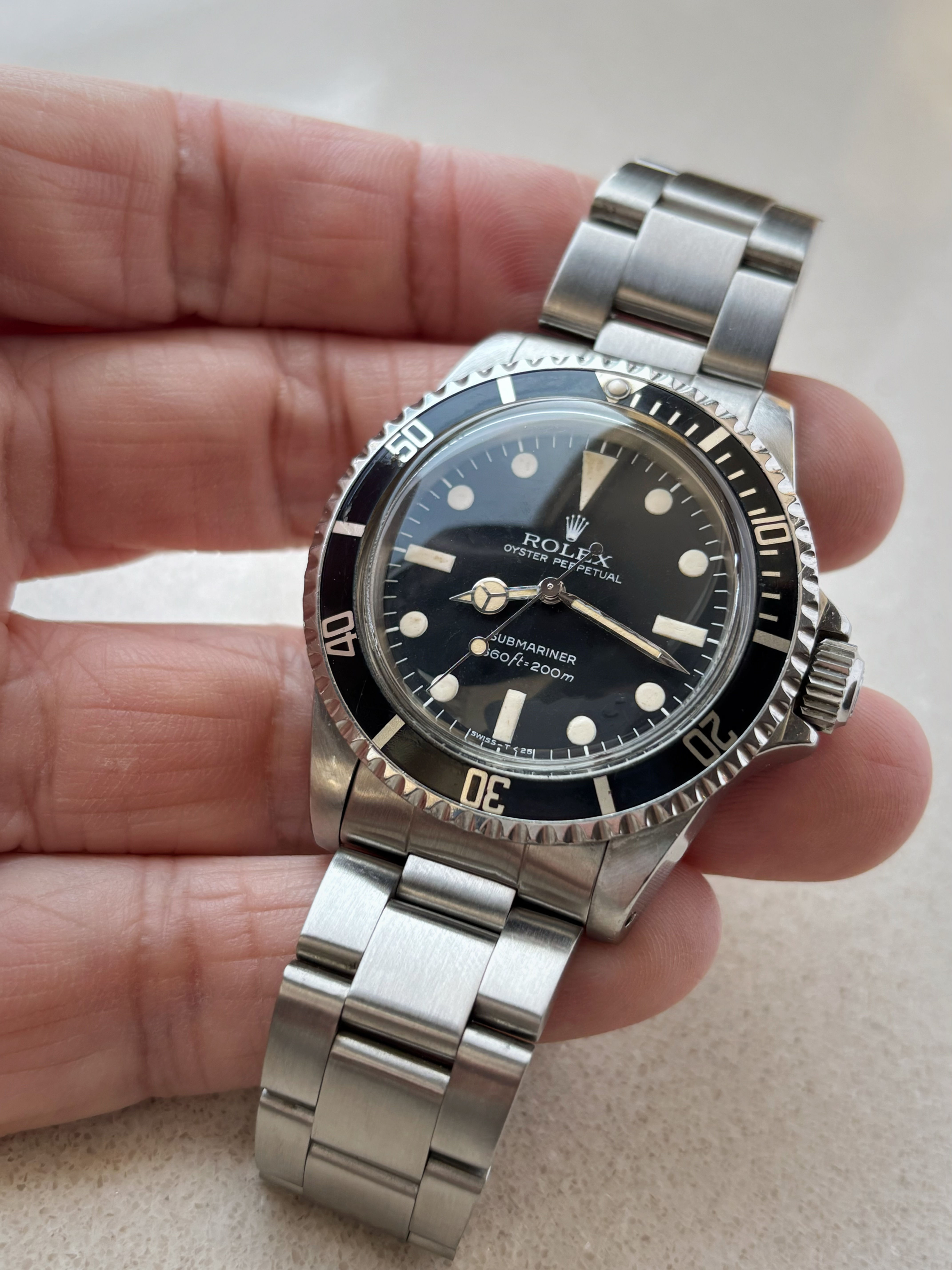 1982 Rolex 5513 Submariner Maxi 4 dial