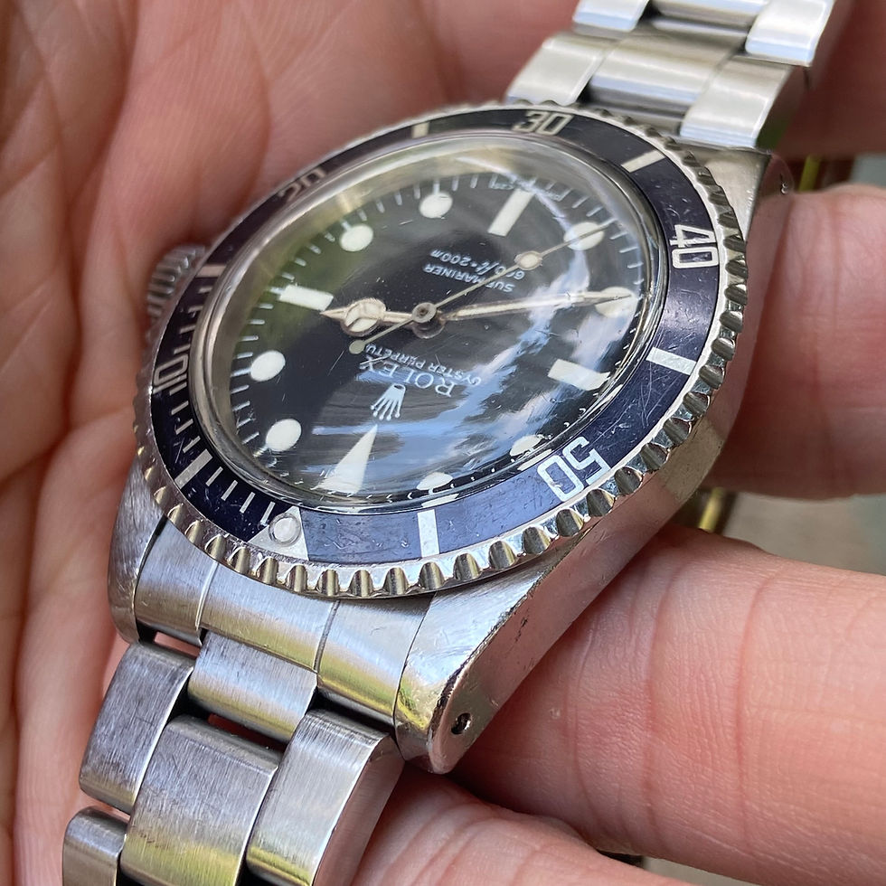 Thumbnail: 1982 Rolex 5513 Submariner Maxi 3 lollipop Dial with paper!
