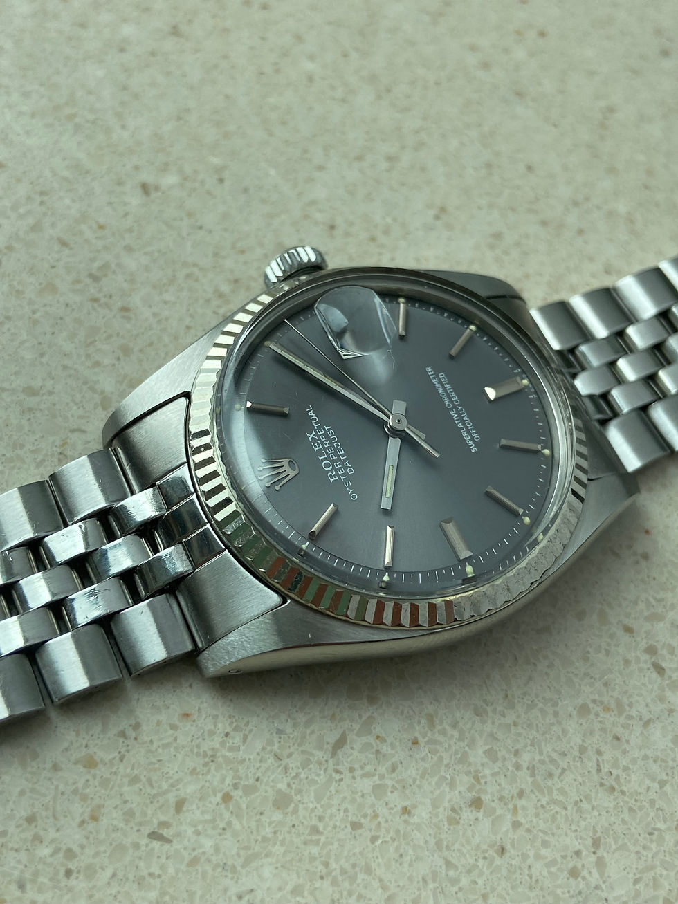 Thumbnail: 1970’ Grey 1601 Rolex Datejust
