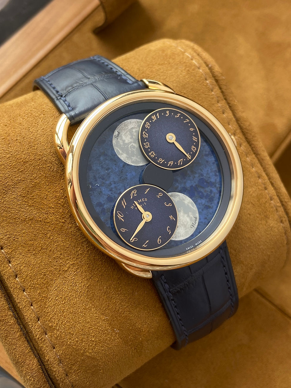 Thumbnail: Hermes Arceau L’Heure De La Lune( New)