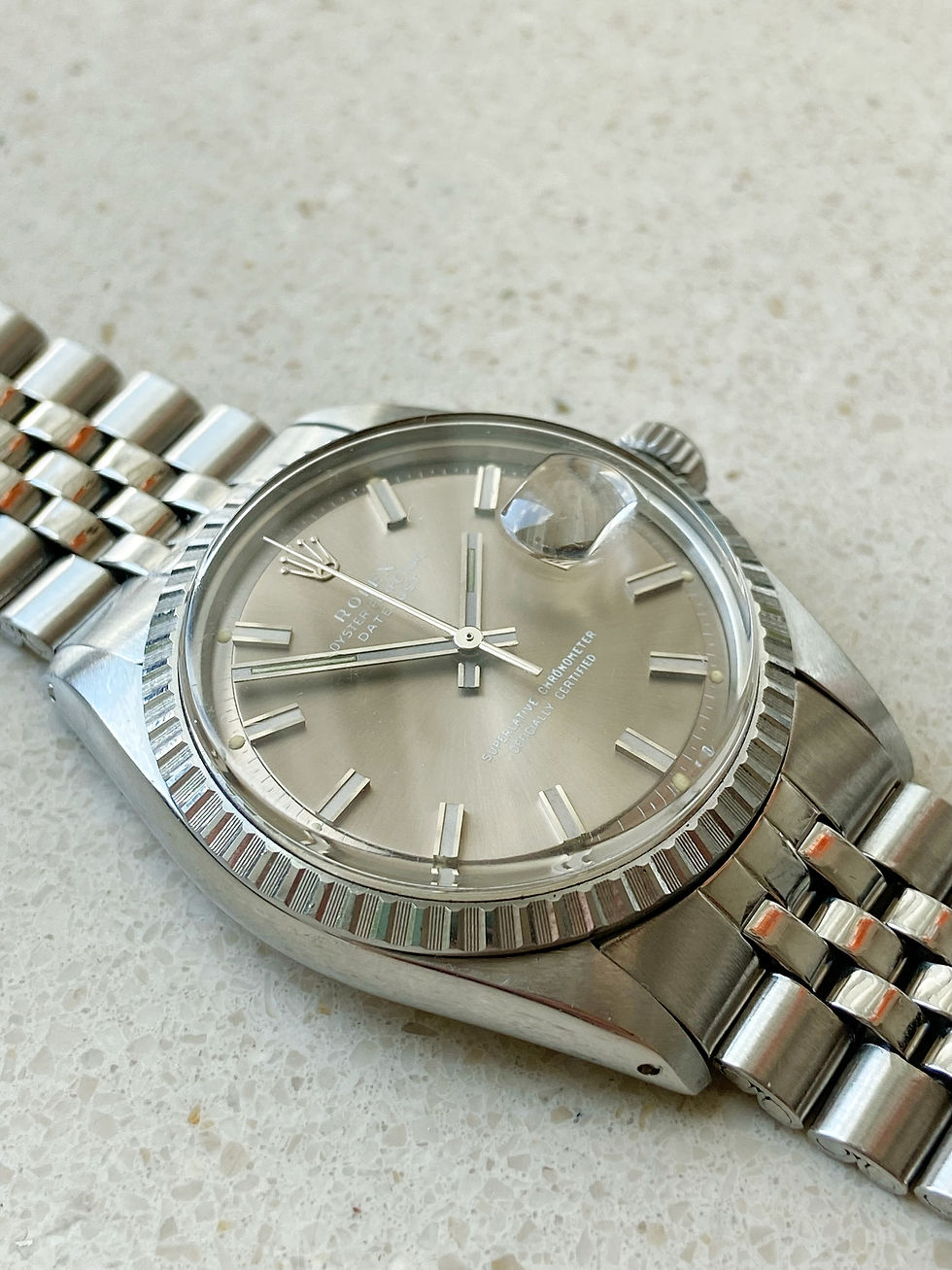 Thumbnail: 77’ Ghost 1603 Taupe Wideboy Rolex Datejust