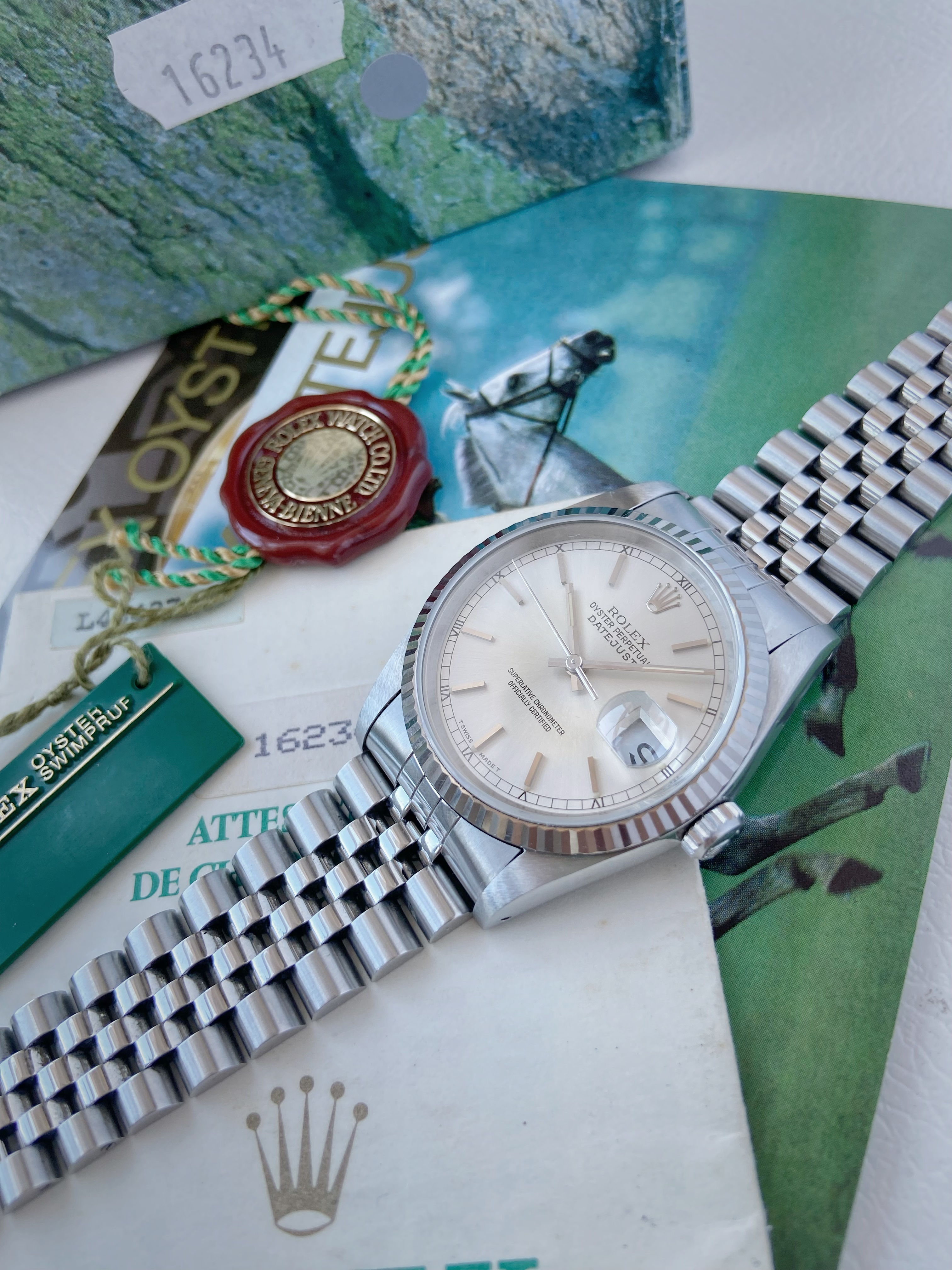 1989 Rolex Datejust 16234 ( complete set)
