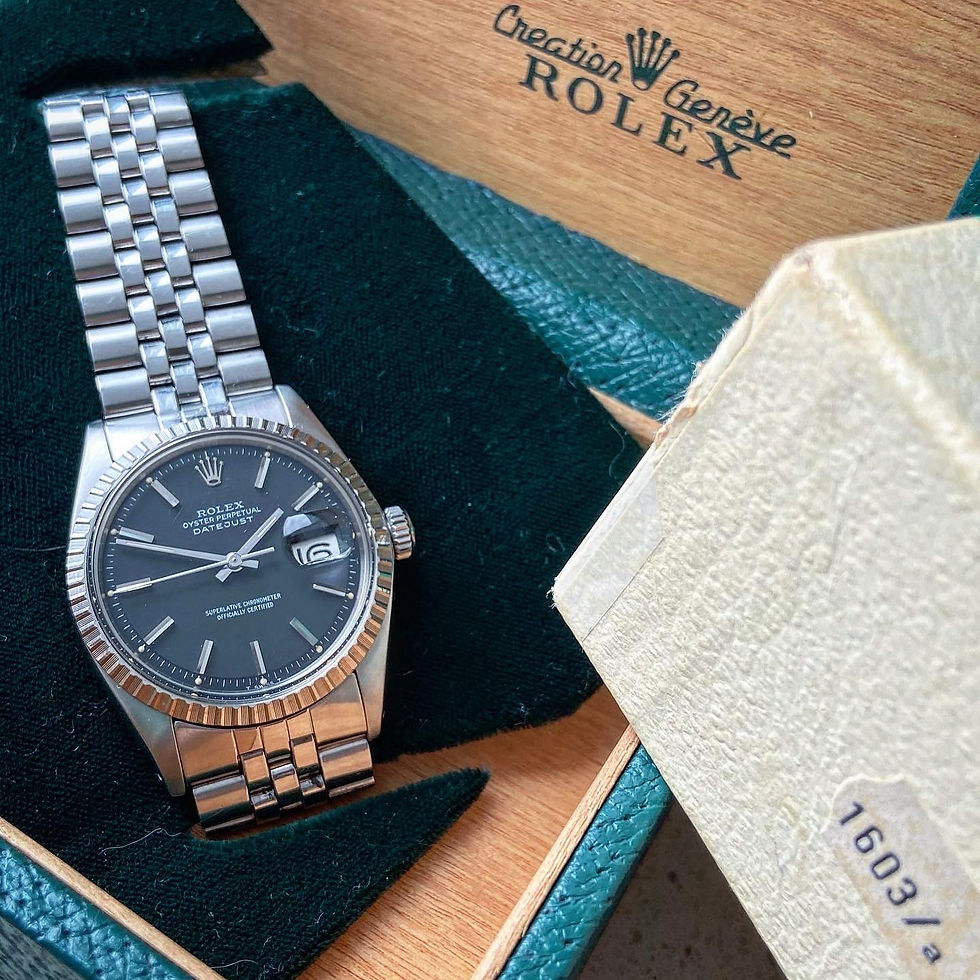 Thumbnail: 1978’Vintage Rolex Datejust 1603 Fullset