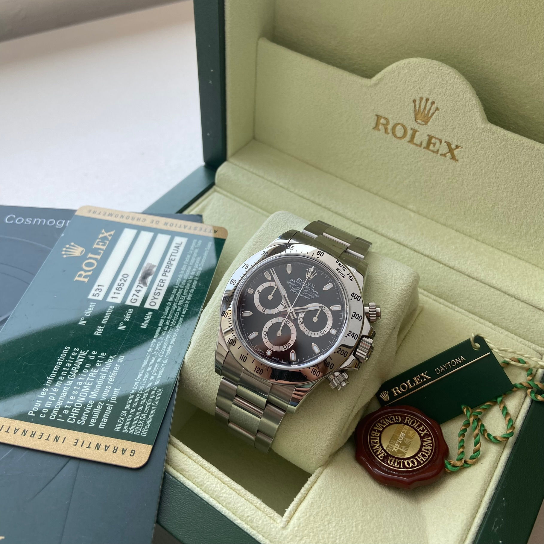 2012 Rolex Daytona 116520 Full set ( like New)