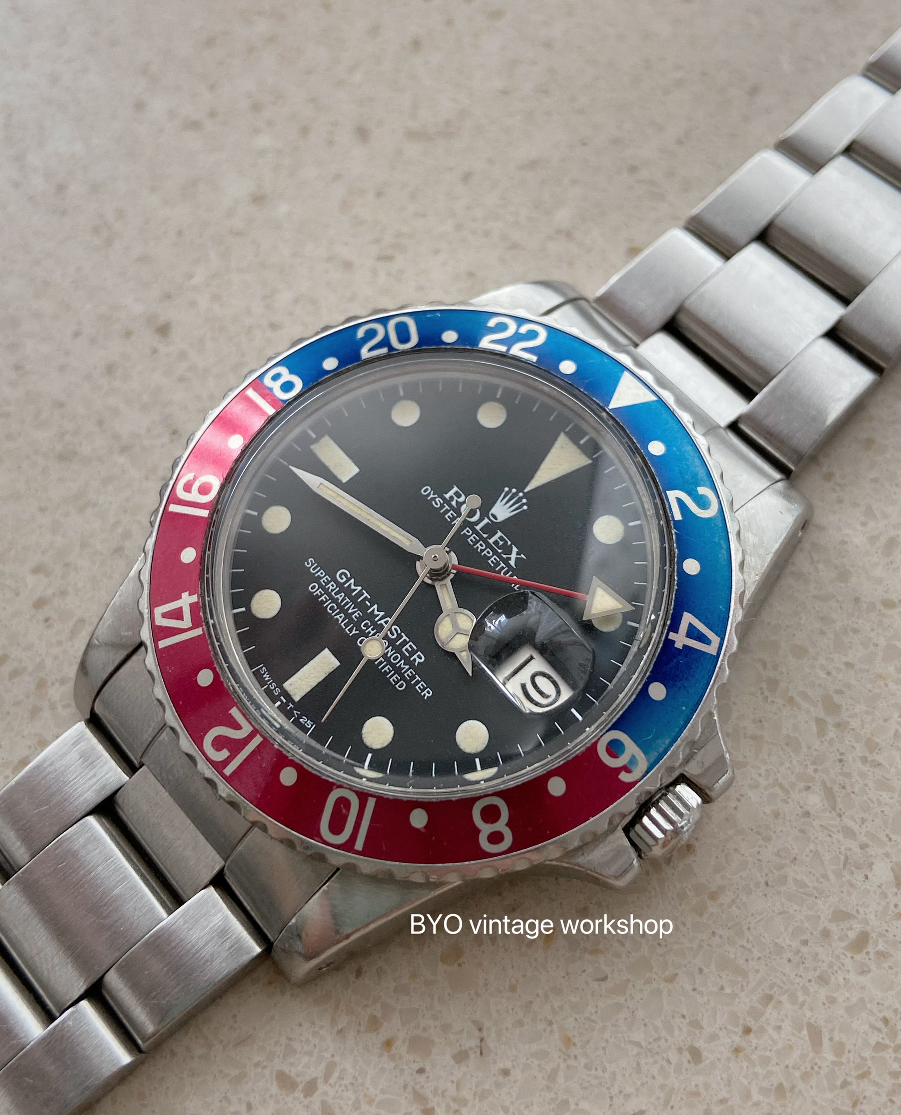 1980’ Rolex 16750 vintage GMT Master
