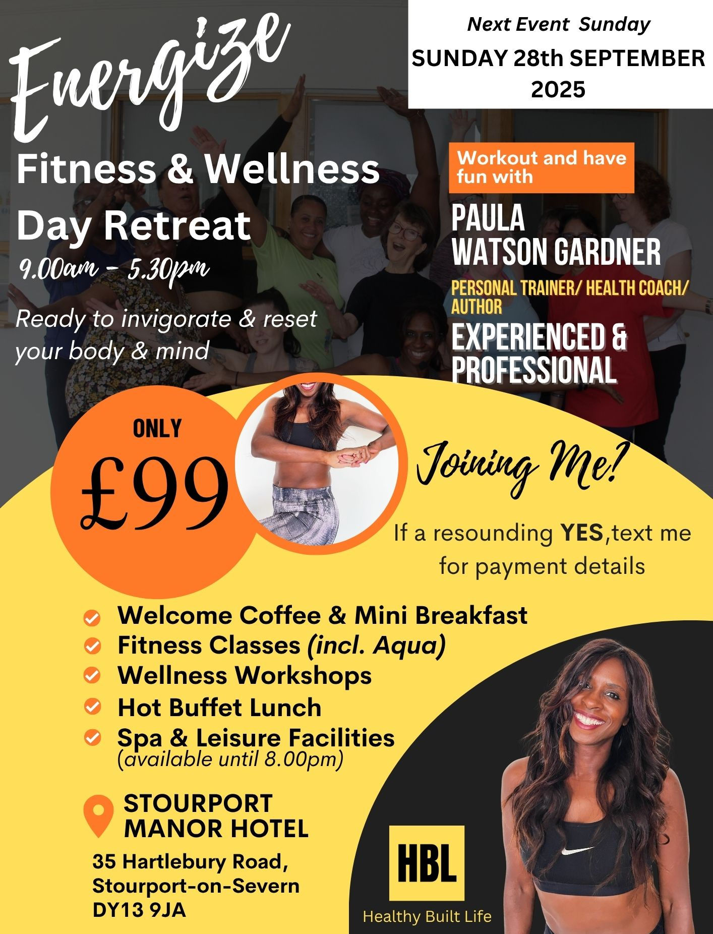 END OF SUMMER WELLNESS & FITNESS DAY RETREAT