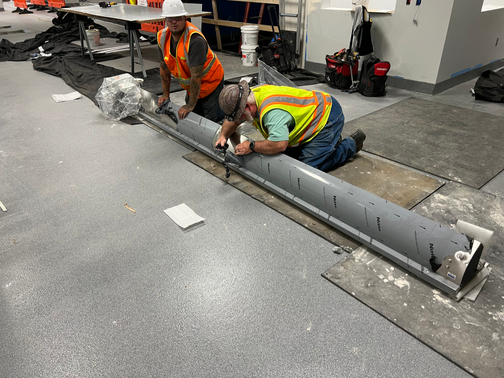 Peeling a high speed door header