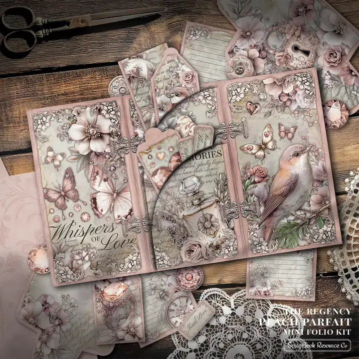 Thumbnail: Peach parfait mini journal kit RRP£17.99