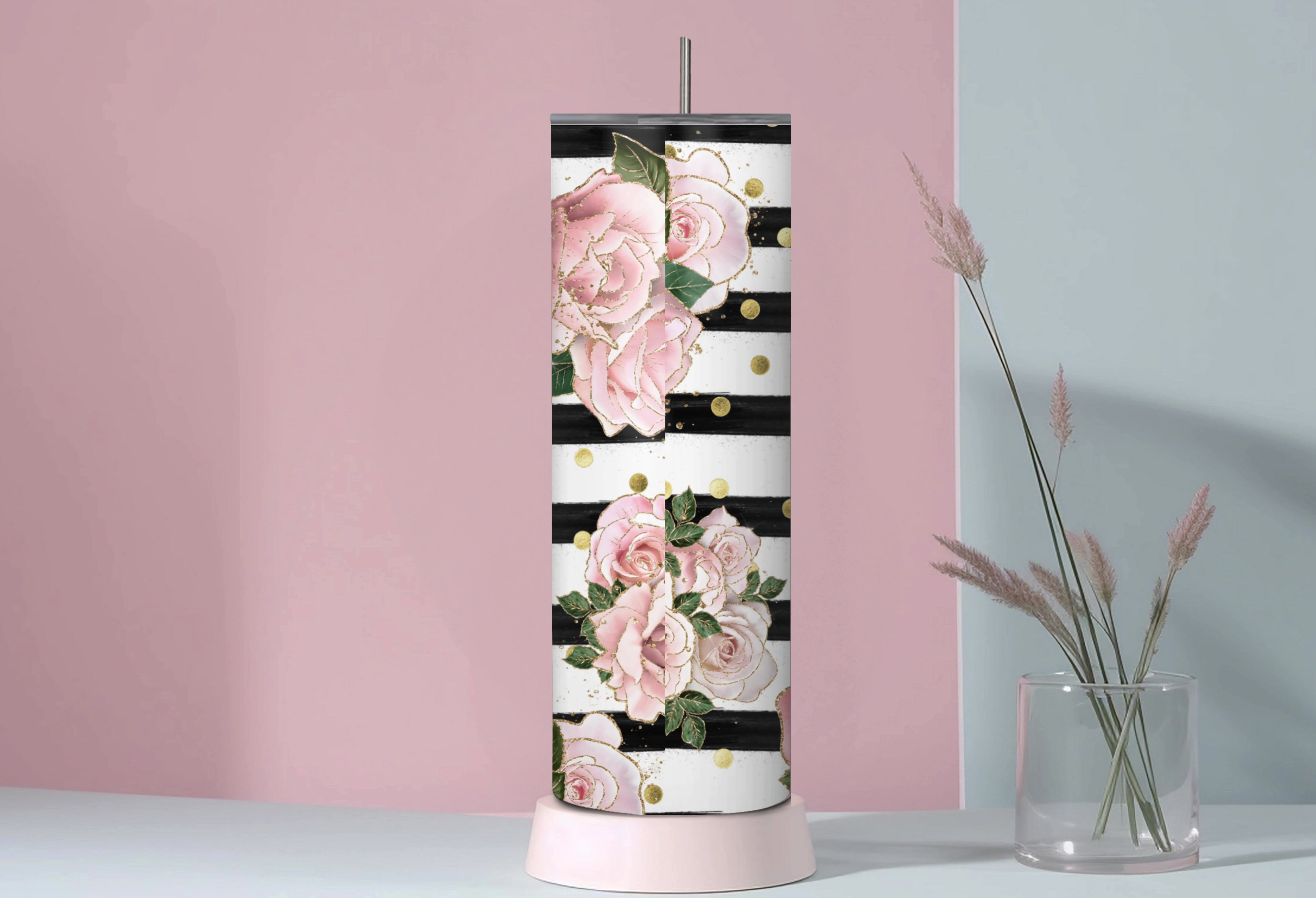 Roses 20oz double walled tumbler