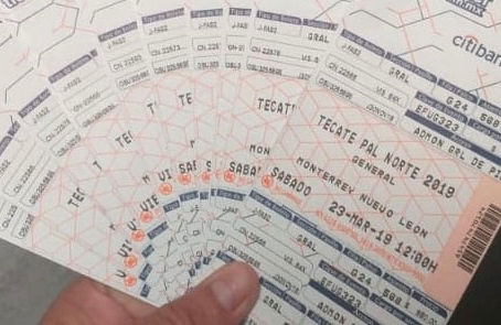 Detiene a dos por vender boletos de Pal Norte falsos