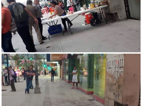 Agrandan banquetas... y puesteros también