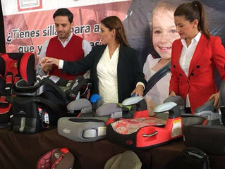 Recolectan en Congreso autoasientos para bebé