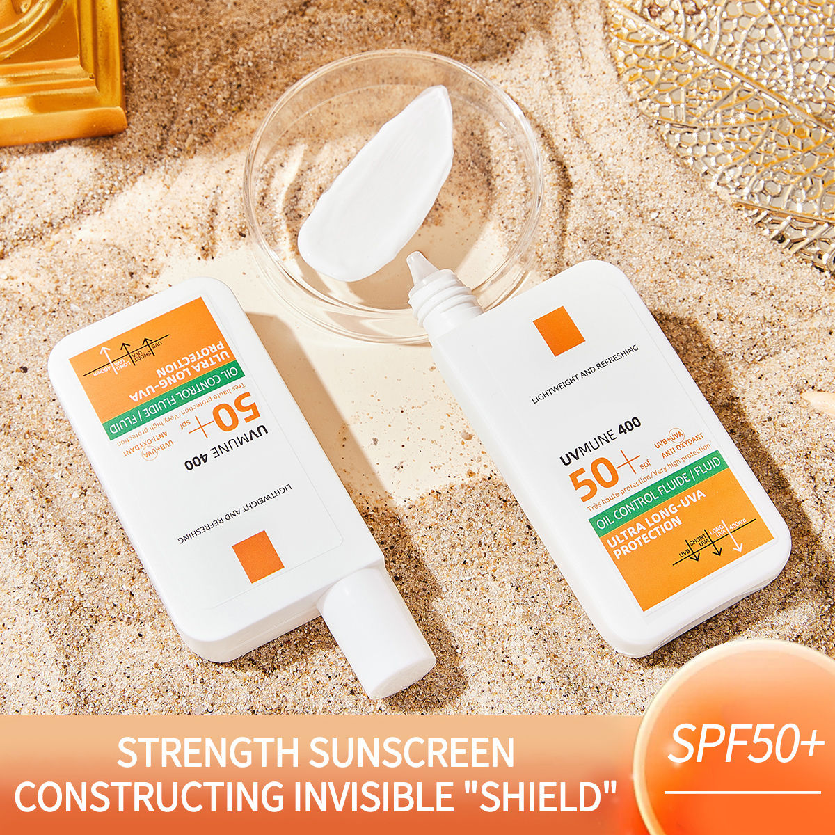 Facial Sunscreen with High UV Protection Refreshing and Moisturizin