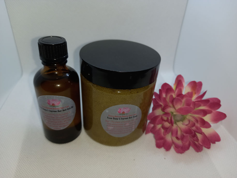 Thumbnail: Natural Razor Bump & Ingrown Anti-Itch Oil  and Scrub