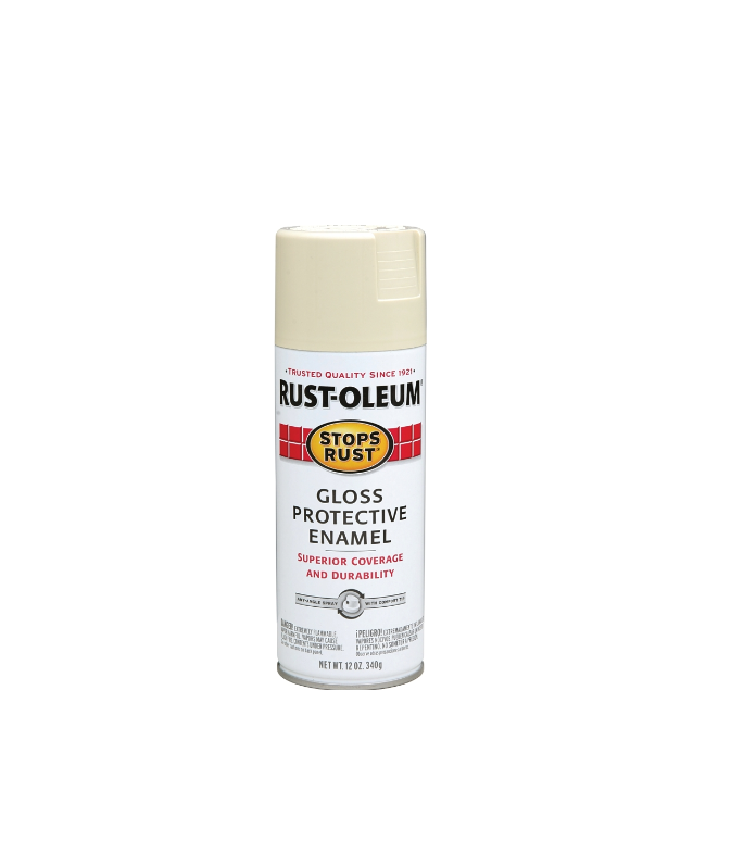 Rust Preventative Spray Paint, Gloss Almond