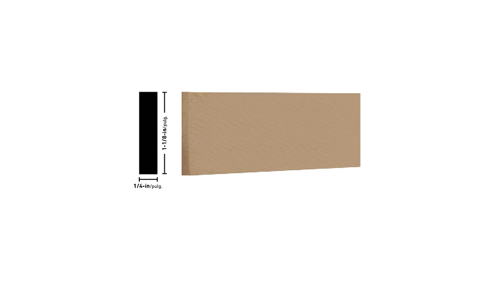 1/4x1-1/8" Pine Lattice