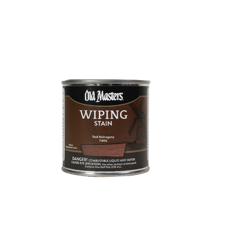 Old Masters Wiping Stain, Red Mahogany