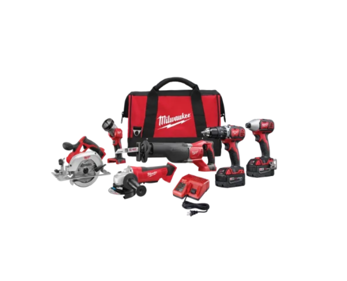 MILWAUKEE® M18™ Cordless 6-Tool Combo Kit