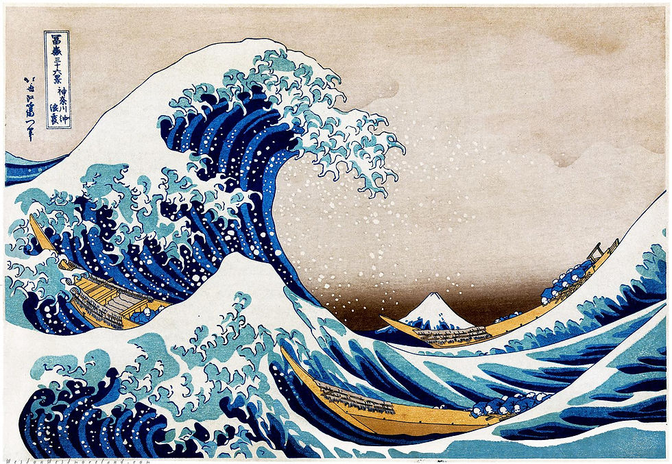 Hokusai, The Great Wave off Kanagawa, 1831
