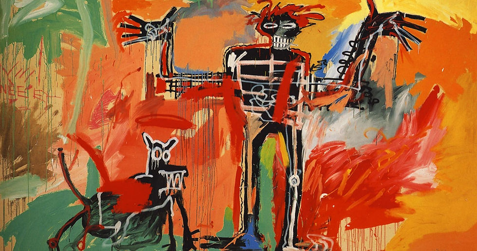 Jean-Michel Basquiat, Boy and Dog in a Johnnypump, 1982