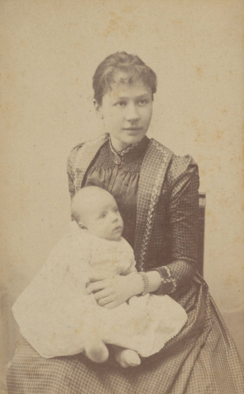 Jo van Gogh-Bonger with her son Vincent, 1890