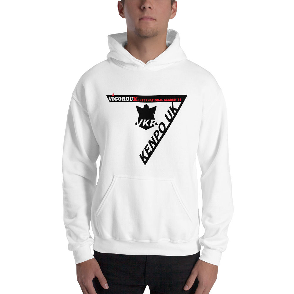 Kenpo UK Large Logo Unisex Hoodie Light