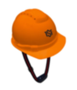 Orange XtremeShield Safety Helmet