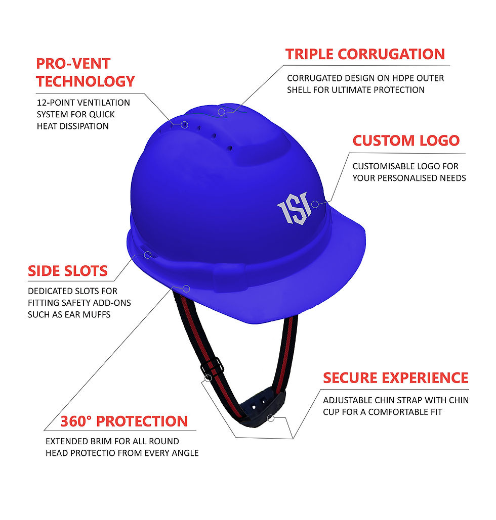 Thumbnail: Blue XtremeShield Safety Helmet