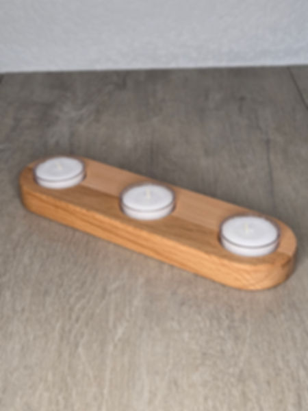 Ember : Teelichthalter aus Buche