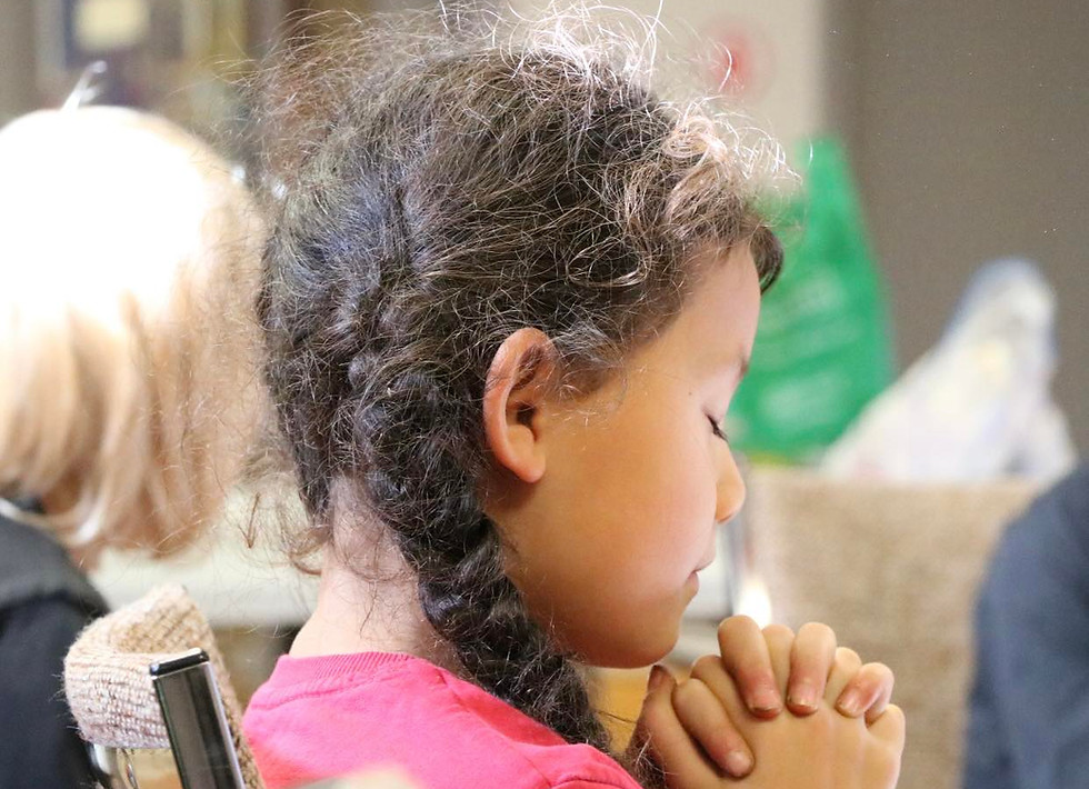 Prayer in Kids Church