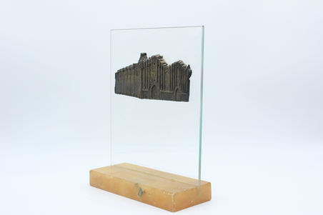 Premio Cooperativa de Nulles. Relieve de resina sobre vidrio.