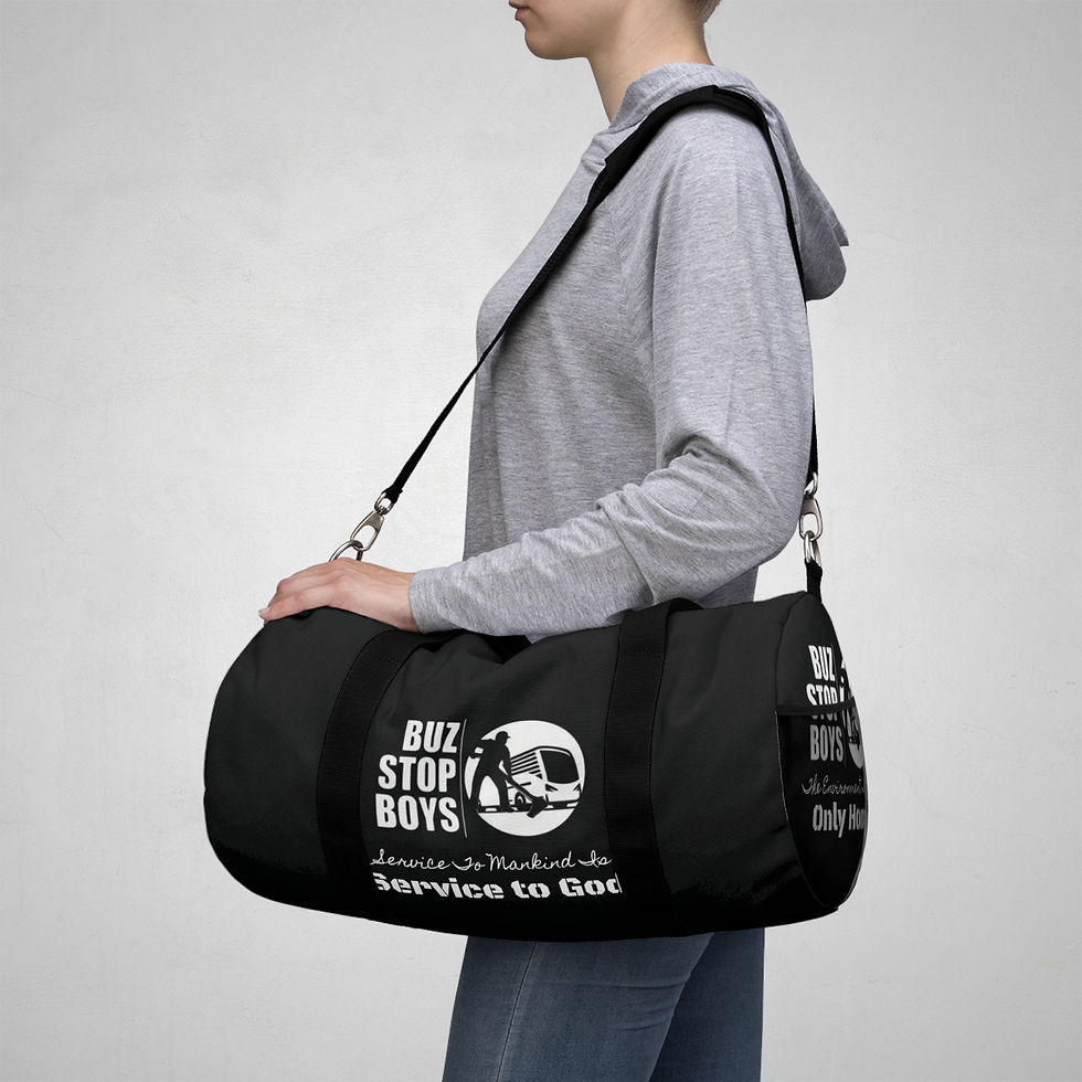 Thumbnail: BUZSTOPBOYS Duffel Bag- Carry the Change