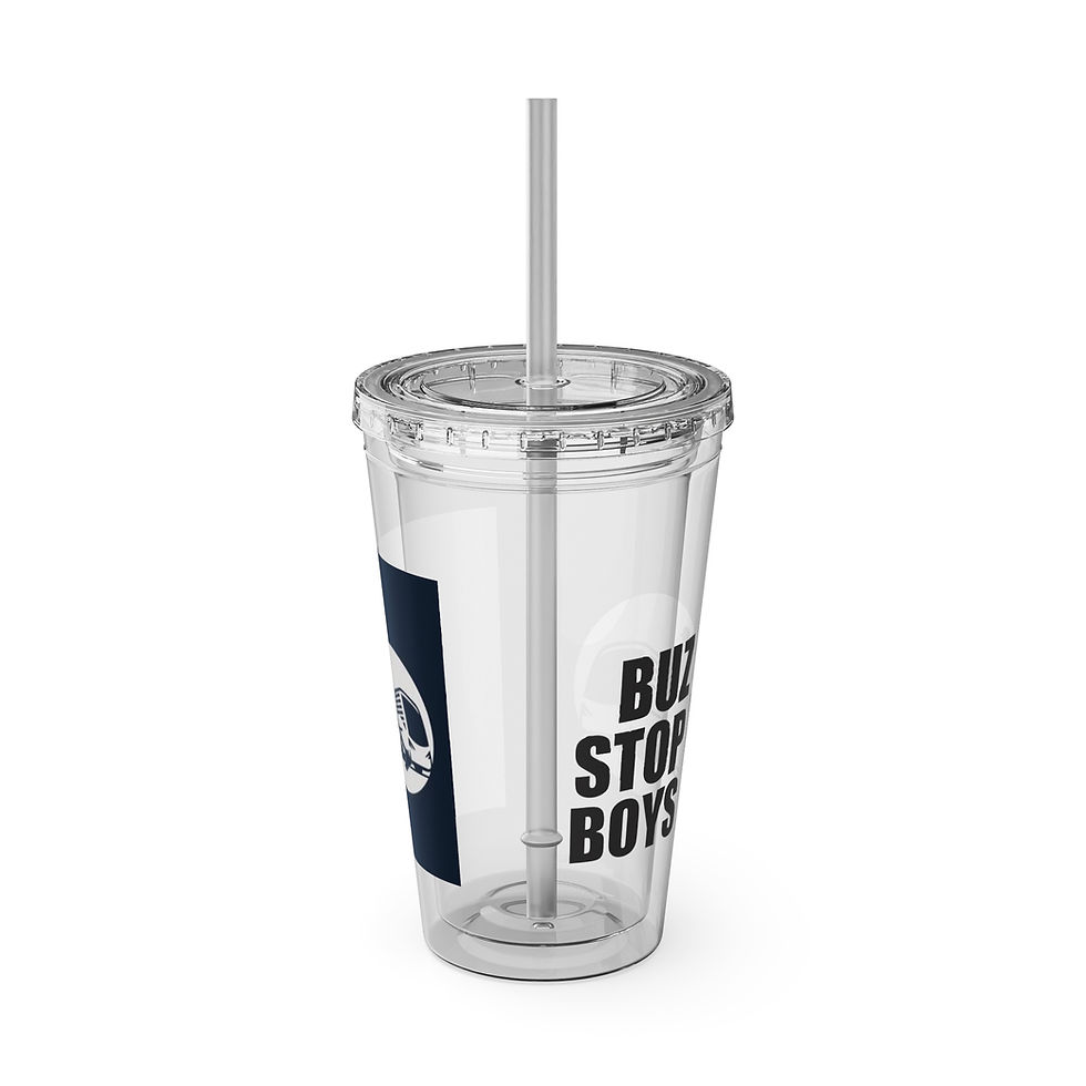 Thumbnail: BUZSTOPBOYS logo Sunsplash Tumbler, Cool Drinkware for On-the-Go, Travel Mug