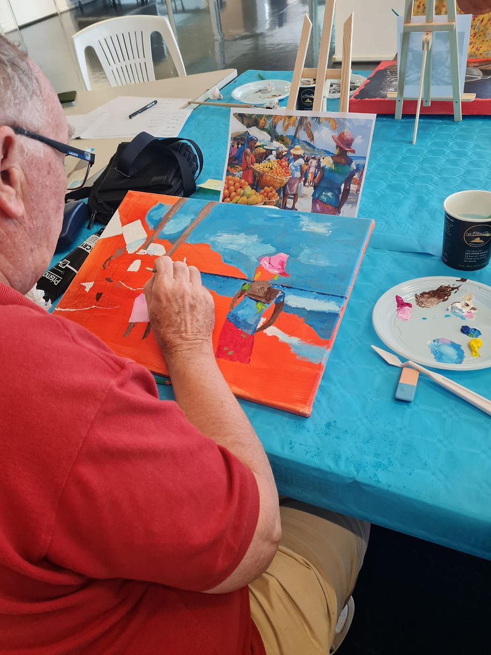 L’art comme partage — L’UDAR aux côtés des seniors de Saint-Paul