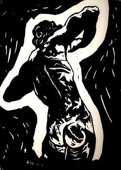 Nu- naked (linography)