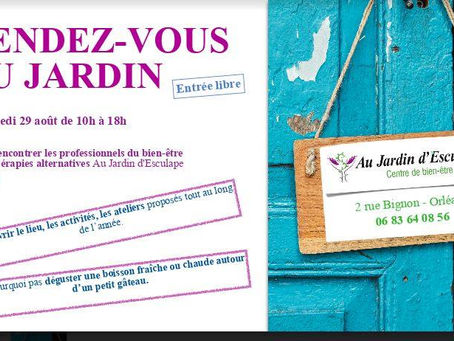 Venez visiter le Jardin d'Esculape