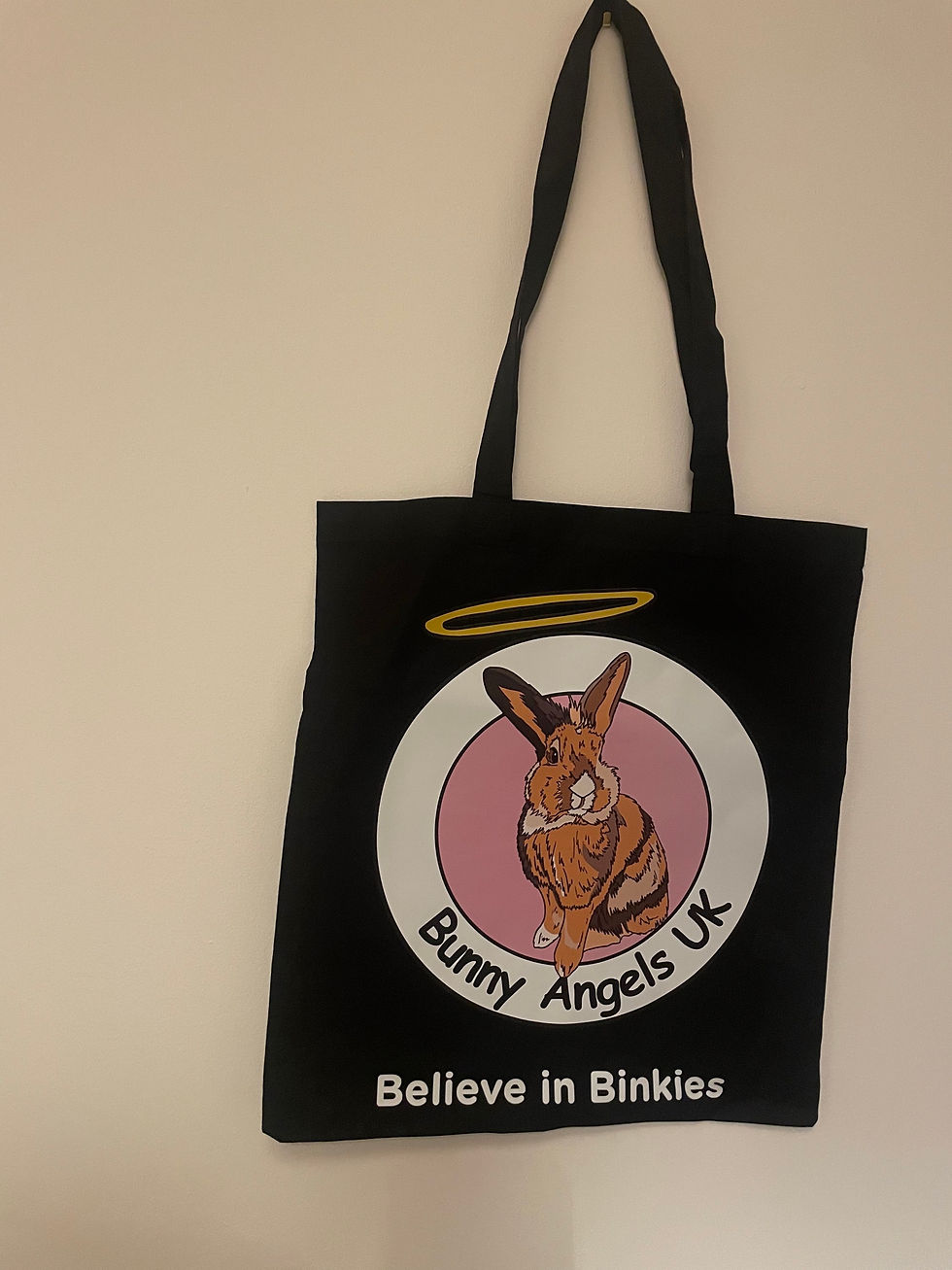 Thumbnail: Bunny Angels Tote Bag